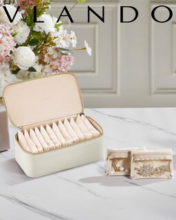 Foto 2 | Foto 2 | Joyero Vlando Travel Storage De Piel Sintética Para 12 Bolsas - Venta Internacional.