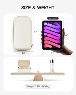 Foto 4 | Foto 4 | Joyero Vlando Travel Storage De Piel Sintética Para 12 Bolsas - Venta Internacional.