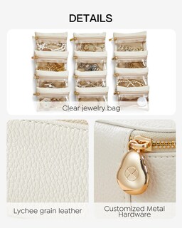 Foto 5 | Foto 5 | Joyero Vlando Travel Storage De Piel Sintética Para 12 Bolsas - Venta Internacional.