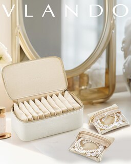 Foto 6 | Foto 6 | Joyero Vlando Travel Storage De Piel Sintética Para 12 Bolsas - Venta Internacional.