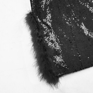 Foto 7 | Foto 7 | Chaqueta De Lentejuelas Higaki Z3519bk Para Mujer Manga Larga Corte Ajustado - Venta Internacional.