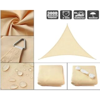 Foto 3 | Foto 3 | Toldo Triangular De Malla Antiuv De 3 X 3 X 3 M Para Exteriores - Venta Internacional.