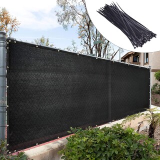 Foto 1 | Foto 1 | Valla De Privacidad Royal Shade Negra De 1 5 M X 3 7 M Con Corbatas - Venta Internacional.