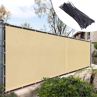 Foto 1 | Foto 1 | Pantalla De Privacidad Para Vallas Royal Shade Color Beige 1 5 M X 3 M Con Bridas - Venta Internacional.