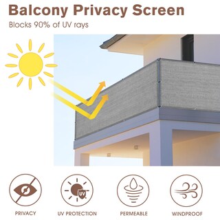 Foto 2 | Foto 2 | Valla De Privacidad Sunny Guard Marrón-gris 90x300 Cm - Venta Internacional.