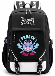 Foto 1 | Foto 1 | Mochila Beibao3 De Piel Sintética Inosuke Estilo Universitario Cazador De Demonios - Venta Internacional.