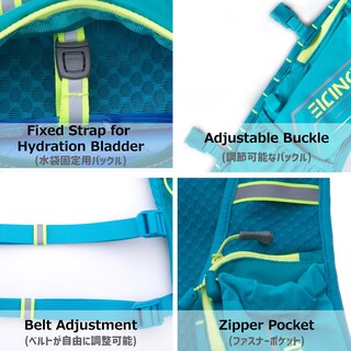 Foto 5 | Foto 5 | Mochila De Hidratación Para Correr De 5 Litros Con Bolsa De Agua De 1 5 L - Venta Internacional.