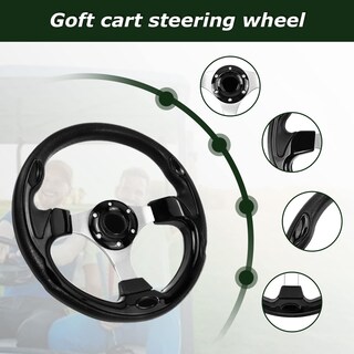 Foto 4 | Foto 4 | Volante Para Carrito De Golf Qymopay Skid Universal Para Carrito De Golf - Venta Internacional.