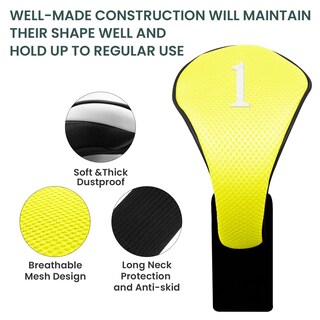 Foto 3 | Foto 3 | Juego De Fundas Para Cabezas De Palos De Golf Finger Ten Para Palos De Madera (paquete De 5) - Venta Internacional.