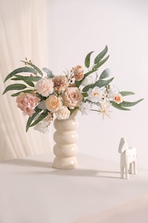 Foto 4 | Foto 4 | Set Combinado De Flores Artificiales  Champán  Flor De Aronja - Venta Internacional.
