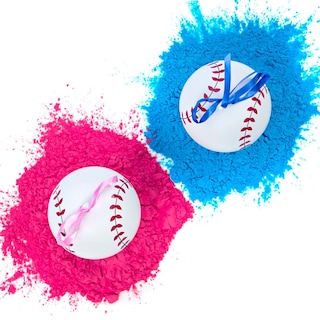 Foto 1 | Foto 1 | Tienda Gender Reveal Baseball Up Con Polvo Rosa Y Azul - Venta Internacional.