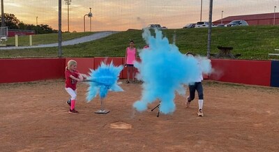 Foto 4 | Foto 4 | Tienda Gender Reveal Baseball Up Con Polvo Rosa Y Azul - Venta Internacional.