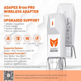 Foto 2 | Foto 2 | Adaptador De Mando Bigbig Won R100 Pro Para Xbox/ps/switch - Venta Internacional.