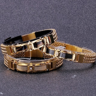 Foto 5 | Foto 5 | Pulsera Trustylan #21cm De Acero Inoxidable Con Circonitas Cúbicas - Venta Internacional.