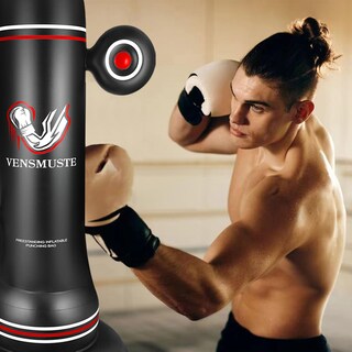Foto 6 | Foto 6 | Saco De Boxeo Vensmuste Inflable De 69 Cm Con Guantes Bomba Y Cuerda - Venta Internacional.