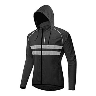 Foto 1 | Foto 1 | Chaqueta De Ciclismo Wosawe Plegable Cortavientos Negra Xl - Venta Internacional.
