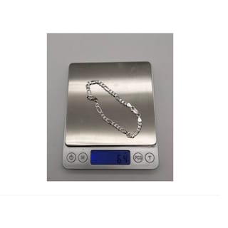 Foto 3 | Foto 3 | Pulsera De Plata 925 Modelo Fígaro Italiano Para Hombre De 20 Cm De Largo - Venta Internacional.
