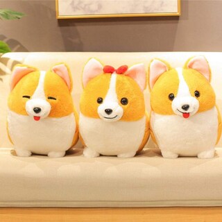 Foto 2 | Foto 2 | Peluche De Peluche Para Perros Corgi Con Dibujos Animados De Throw Pillow 123arts - Venta Internacional.