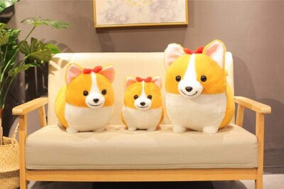 Foto 3 | Foto 3 | Peluche De Peluche Para Perros Corgi Con Dibujos Animados De Throw Pillow 123arts - Venta Internacional.
