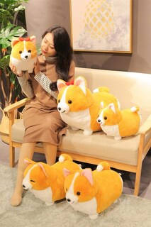 Foto 7 | Foto 7 | Peluche De Peluche Para Perros Corgi Con Dibujos Animados De Throw Pillow 123arts - Venta Internacional.
