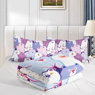 Foto 4 | Foto 4 | Set De Edredón Smell Sunshine Cartoon Bear Queen 3 Piezas - Venta Internacional.