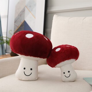 Foto 6 | Foto 6 | Peluche Pillow Fun Sunma Lovely Relleno De Setas 55 Cm Rojo Y Blanco - Venta Internacional.