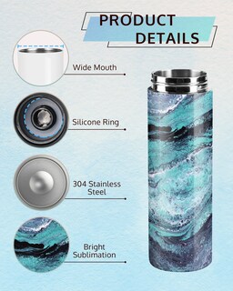 Foto 3 | Foto 3 | Botella De Agua Offnova Sublimation 600 Ml De Acero Inoxidable X4 - Venta Internacional.