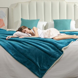 Foto 1 | Foto 1 | Manta Impermeable Gbyclyw Tamaño King 200 X 230 Cm Azul - Venta Internacional.