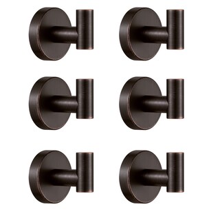 Foto 1 | Foto 1 | Ganchos Para Toallas Bigbig Home De Bronce Rústicos Montados En La Pared 6 Paquetes - Venta Internacional.