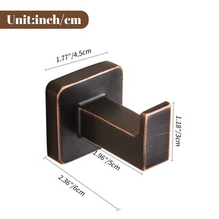 Foto 7 | Foto 7 | Ganchos Para Toallas Forbath  De Bronce  Montados En La Pared  2 Piezas - Venta Internacional.