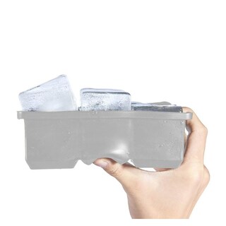 Foto 4 | Foto 4 | Molde De Hielo De Silicona De 16 3 X 11 5 X 5 Cm Para 6 Cubos Reutilizables - Venta Internacional.