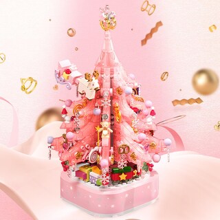 Foto 3 | Foto 3 | Árbol De Navidad Con Bloques De Construcción Con Caja De Música Y Luz Led - Venta Internacional.