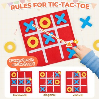 Foto 4 | Foto 4 | Juego De Mesa Joycat Tic Tac Toe Strategic Kids Paquete A Granel 48 Unidades - Venta Internacional.