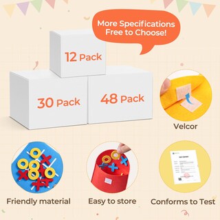 Foto 7 | Foto 7 | Juego De Mesa Joycat Tic Tac Toe Strategic Kids Paquete A Granel 48 Unidades - Venta Internacional.