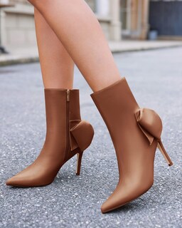Foto 4 | Foto 4 | Botines Coutgo De Tacón Alto Stiletto Winter Brown Mujer - Venta Internacional.