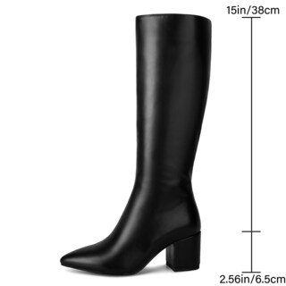 Foto 2 | Foto 2 | Botas Hasta La Rodilla Wetkiss Gogo Para Mujer Con Tacón De 6 5 Cm - Venta Internacional.