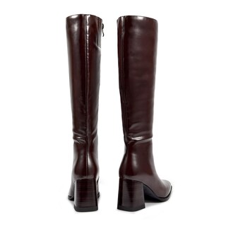 Foto 2 | Foto 2 | Botas Wetkiss De Piel Sintética Para Mujer Color Marrón Oscuro Hasta La Rodilla - Venta Internacional.