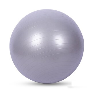 Foto 1 | Foto 1 | Balón De Yoga De 75 Cm Con Inflador Para Pilates Y Fitness Color Plateado - Venta Internacional.