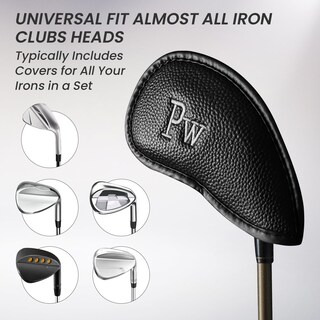 Foto 5 | Foto 5 | Juego De Fundas Para Cabeza De Hierro De Golf Finger Ten 12 Piezas Piel Sintética - Venta Internacional.