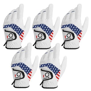 Foto 1 | Foto 1 | Paquete De 5 Guantes De Golf Finger Ten De Piel Para Hombre  Aptos Para Todo Tipo De Clima - Venta Internacional.