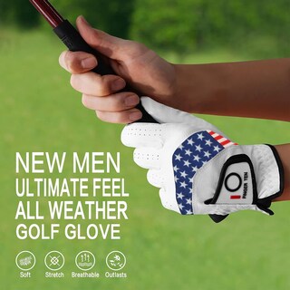 Foto 7 | Foto 7 | Paquete De 5 Guantes De Golf Finger Ten De Piel Para Hombre  Aptos Para Todo Tipo De Clima - Venta Internacional.