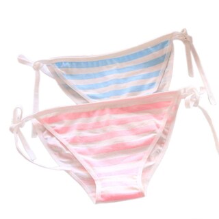Foto 1 | Foto 1 | Bragas Sinroyee Lindo Estilo Japonés A Rayas Azules Y Rosas (2 Unidades) - Venta Internacional.