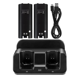 Foto 1 | Foto 1 | Estación De Carga Y 2 Baterías Para El Mando De Wii U - Venta Internacional.