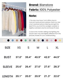 Foto 6 | Foto 6 | Suéter Tipo Cárdigan Bianstore  Ropa Exterior Casual De Punto Para Mujer - Venta Internacional.