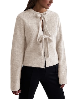 Foto 1 | Foto 1 | Cárdigan Malajisi De Punto Acanalado Corto Para Mujer Color Albaricoque Talla M - Venta Internacional.