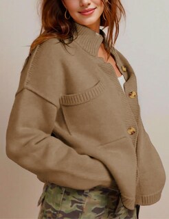 Foto 5 | Foto 5 | Jersey Antnation Para Mujer De Manga Larga De Otoño Color Caqui - Venta Internacional.