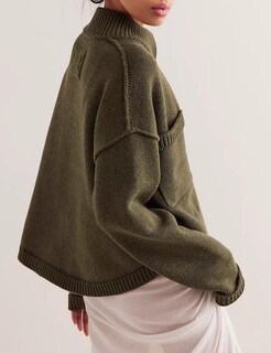 Foto 5 | Foto 5 | Jersey Cardigan Antnation Manga Larga Para Mujer Verde Oscuro - Venta Internacional.