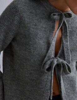 Foto 2 | Foto 2 | Cárdigan Malajisi De Punto Acanalado Corto Para Mujer Talla S - Venta Internacional.