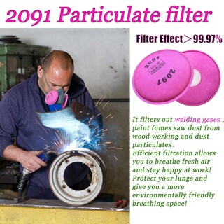 Foto 2 | Foto 2 | Filtro De Respiración 2091 Para 6000 6200 6800 7000 Ff-4 X10 - Venta Internacional.