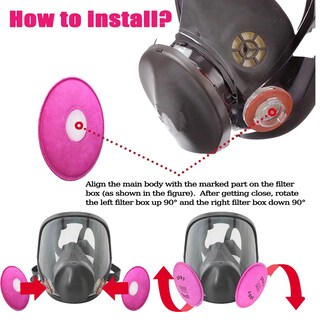 Foto 6 | Foto 6 | Filtro De Respiración 2091 Para 6000 6200 6800 7000 Ff-4 X10 - Venta Internacional.